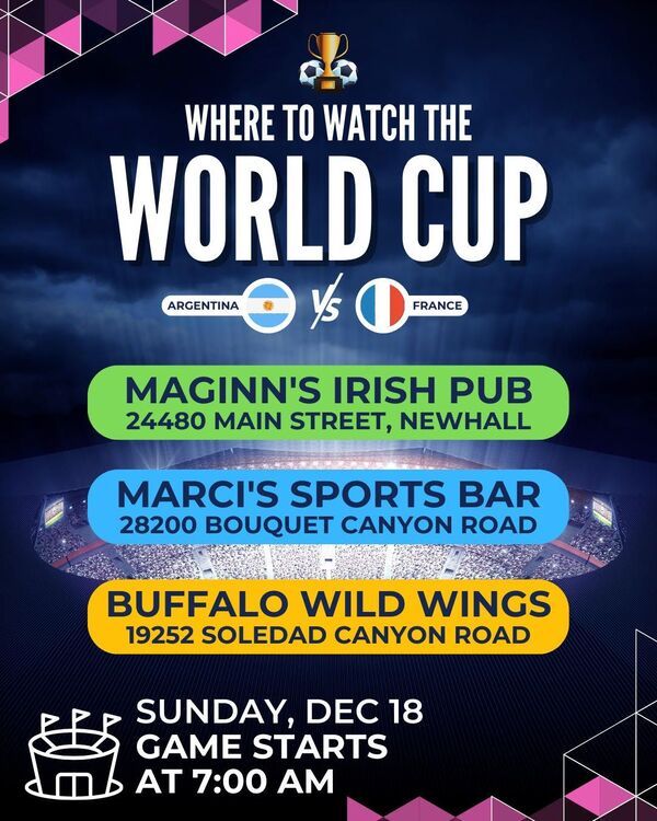Where to Watch the World Cup Final in SCV ⚽️🏆