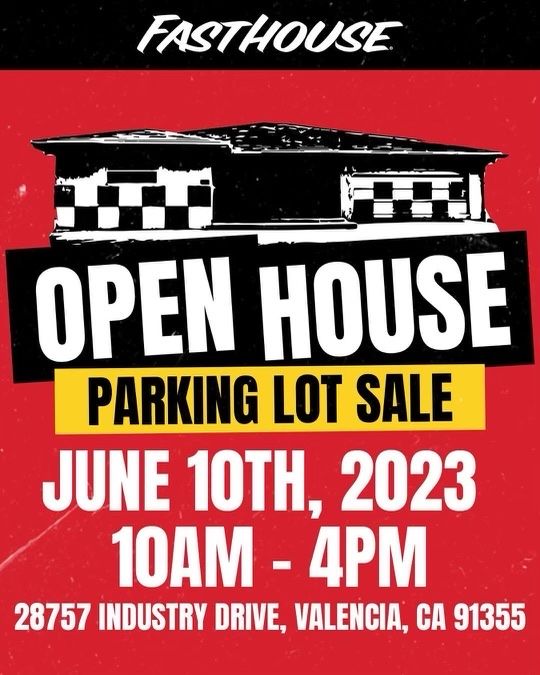 Fasthouse Parking Lot Sale - June 10th
