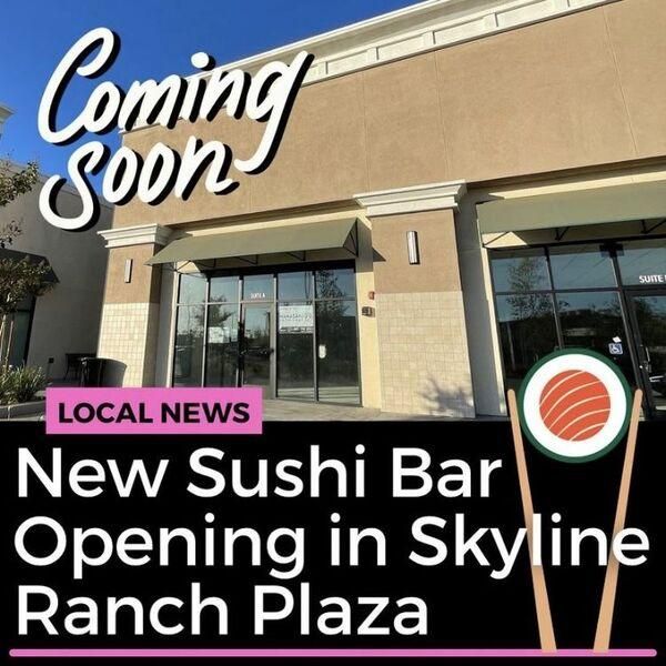 New Sushi Bar Coming to Skyline Ranch Plaza 🍣